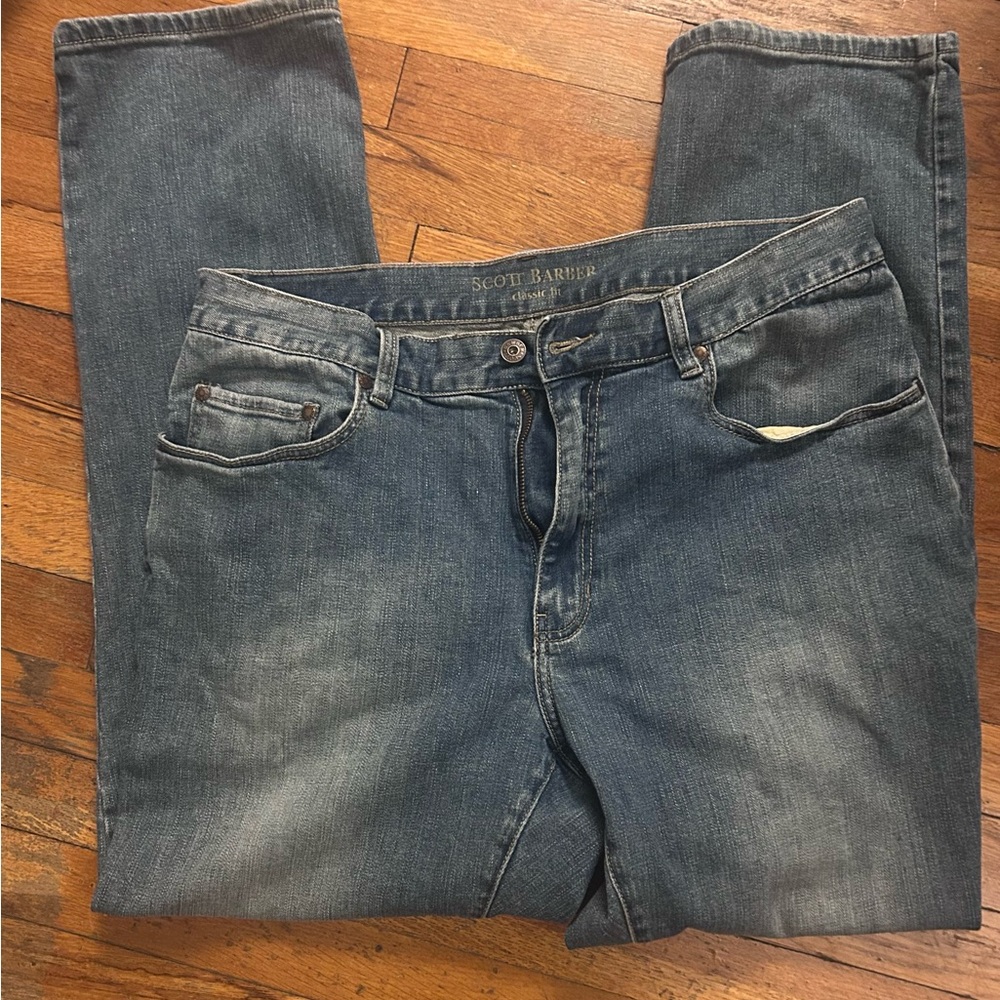 Scott Barber Men's Classic Blue Jeans